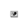 Kép 1/4 - Nomination "Yin & Yang szív" charm - 330202-20
