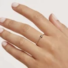 Kép 2/2 - PD Paola Black Heart Silver ezüst gyűrű 56-os méret - AN02-224-16