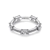 Kép 3/3 - Pandora Csillogó Szögletes Pavé gyűrű 48-as méret - 192397C01-48