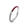 Kép 2/3 - Pandora ME pavé piros gyűrű 50-es méret - 192528C01-50