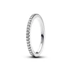 Kép 1/2 - Pandora szikrázó karika gyűrű 50-es méret - 192999C01-50