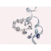 Kép 4/4 - Pandora kígyólánc karkötő holdcsattal, csillagokkal 16 cm-es - 592819C01-16