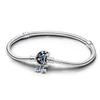 Kép 1/4 - Pandora kígyólánc karkötő holdcsattal, csillagokkal 16 cm-es - 592819C01-16