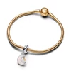 Kép 3/3 - Pandora kéttónusú kulcs és hold függő charm - 762985C01