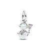 Kép 1/3 - Pandora opál hóember függő charm - 792981C01