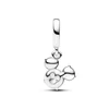 Kép 2/3 - Pandora Disney Mickey egér szikrázó sziluett függő charm - 793031C01