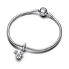 Kép 3/3 - Pandora Disney Mickey egér szikrázó sziluett függő charm - 793031C01