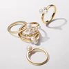 Kép 3/3 - Pandora 14k aranyozott édesvízi tenyésztett gyöngyös gyűrű 50-es méret - 163157C01-50
