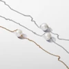 Kép 3/3 - Pandora 14k aranyozott édesvízi tenyésztett gyöngyös nyakánc - 363167C01-45