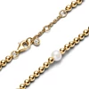 Kép 2/3 - Pandora 14k aranyozott édesvízi tenyésztett gyöngyös karkötő 16 cm - 563173C01-16