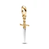 Kép 1/4 - Pandora Trónok harca Arya kardja ezüst és 14k aranyozott függő charm - 763142C00