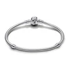 Kép 2/3 - Pandora virágzó rózsa kígyólánc karkötő 16 cm- 593211C00-16