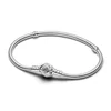 Kép 1/3 - Pandora virágzó rózsa kígyólánc karkötő 16 cm- 593211C00-16