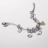 Kép 4/4 - Pandora kéttónusú nagymama háza függő charm- 763205C00