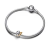 Kép 3/5 - Pandora kéttónusú Mostohaanya összefonódott szívek charm- 763244C00