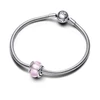 Kép 3/5 - Pandora körbeölelt rózsaszín muránói üveg charm- 793241C00