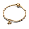 Kép 3/4 - Pandora 14k aranyozott Monstera pálmalevél függő charm - 763349C01
