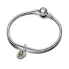 Kép 3/4 - Pandora zöld végtelenség köre függő charm - 793125C08