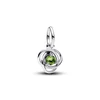 Kép 1/4 - Pandora zöld végtelenség köre függő charm - 793125C08