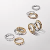 Kép 3/3 - Pandora 14k aranyozott végtelen szívek gyűrű 50-es méret - 163427C00-50