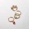 Kép 4/4 - Pandora 14k aranyozott Disney Hófehérke Gonosz királynő alma függő charm - 763421C01