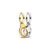 Kép 1/4 - Pandora 14k aranyozott nyitható és szétválasztható bilincsek függő charm - 763435C00