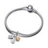 Kép 3/4 - Pandora 14k aranyozott barátság tripla függő charm - 763436C01