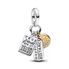 Kép 1/4 - Pandora 14k aranyozott barátság tripla függő charm - 763436C01