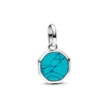 Kép 1/4 - Pandora Me Türkiz gravírozható mini medál charm - 793388C01