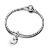 Kép 3/4 - Pandora Disney Alice Csodaországban Gonosz királynő szívek Piros Ász függő charm - 793420C01