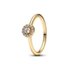 Kép 1/3 - Pandora 14k aranyozott gyűrű 50-es méret - 163554C01-50