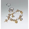 Kép 3/4 - Pandora Hullócsillag 14k aranyozott nyitott gyűrű 52-es méret - 163582C01-52