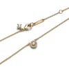 Kép 3/4 - Pandora 14k aranyozott pavé kör nyaklánc - 363548C01-45