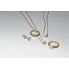 Kép 4/4 - Pandora 14k aranyozott pavé kör nyaklánc - 363548C01-45