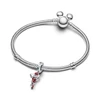 Kép 3/3 - Pandora Disney korcsolyázós Minnie egér függő charm - 793530C01