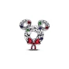 Kép 2/3 - Pandora Disney Mickey egér karácsonyi koszorú charm - 793531C01