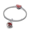 Kép 3/4 - Pandora Stranger Things Sötétben világító Upside Down függő charm - 793563C01