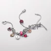 Kép 3/3 - Pandora Moments csúsztatható záras szegecselt láncos karkötő 28 cm - 593090C00-2