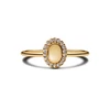 Kép 3/3 - Pandora 14K aranyozott gravírozható ovális gyűrű 52-es méret - 163800C01-52