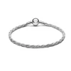 Kép 2/2 - Pandora kerek kapcsos csavart kígyólánc karkötő 16 cm - 593757C00-16