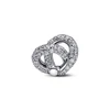 Kép 2/3 - Pandora pavé végtelen csomó szív charm - 793771C01