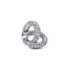 Kép 1/3 - Pandora pavé végtelen csomó szív charm - 793771C01
