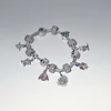 Kép 3/3 - Pandora Északi Sarkcsillag kapcsos kígyólánc karkötő 16 cm - 593584C01-16