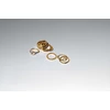 Kép 3/3 - Pandora 14K aranyozott hullámos karikagyűrű 48-as méret - 163885C00-48