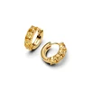 Kép 2/3 - Pandora 14K aranyozott sárga karika fülbevaló - 263851C02