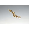 Kép 2/2 - Pandora 14K aranyozott Csavart Huggie fülbevaló - 263871C00