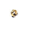 Kép 1/2 - Pandora 14K aranyozott hullámos fülgyűrű - 263872C00