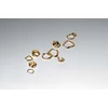 Kép 2/2 - Pandora 14K aranyozott hullámos fülbevaló - 263874C00
