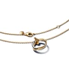 Kép 2/3 - Pandora 14K aranyozott organikus formájú kéttónusú medálos nyaklánc - 363882C00-45
