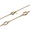 Kép 2/3 - Pandora 14K aranyozott organikus formájú ovális nyaklánc - 363883C01-45